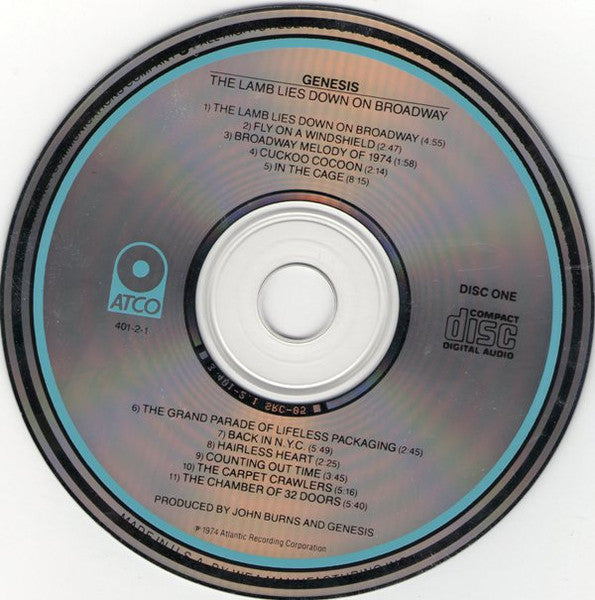 Genesis - The Lamb Lies Down On Broadway (2xCD) | Near Mint (NM) Near Mint (NM)-
