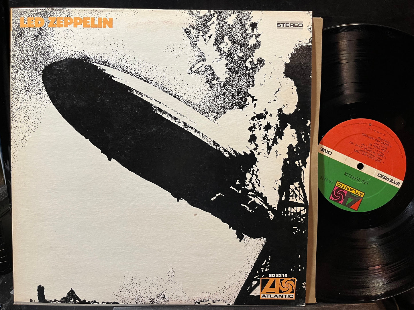 Led Zeppelin - Led Zeppelin (VINYL LP ATLANTIC SD 8216 1975) | USED Near Mint (NM or M-) Excellent+ (EX+)--