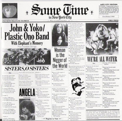 John Lennon & Yoko Ono - Some Time In New York City *CD* | Near Mint (NM) Near Mint (NM)-