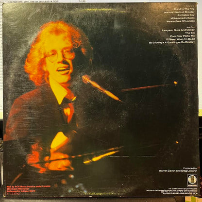 Warren Zevon - Stand In The Fire (VINYL) | Near Mint (NM) Excellent (EX)-