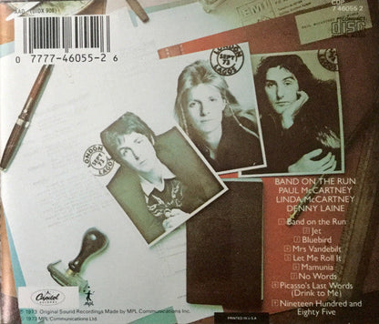 Wings (2) - Band On The Run *CD* | Near Mint (NM) Near Mint (NM)-