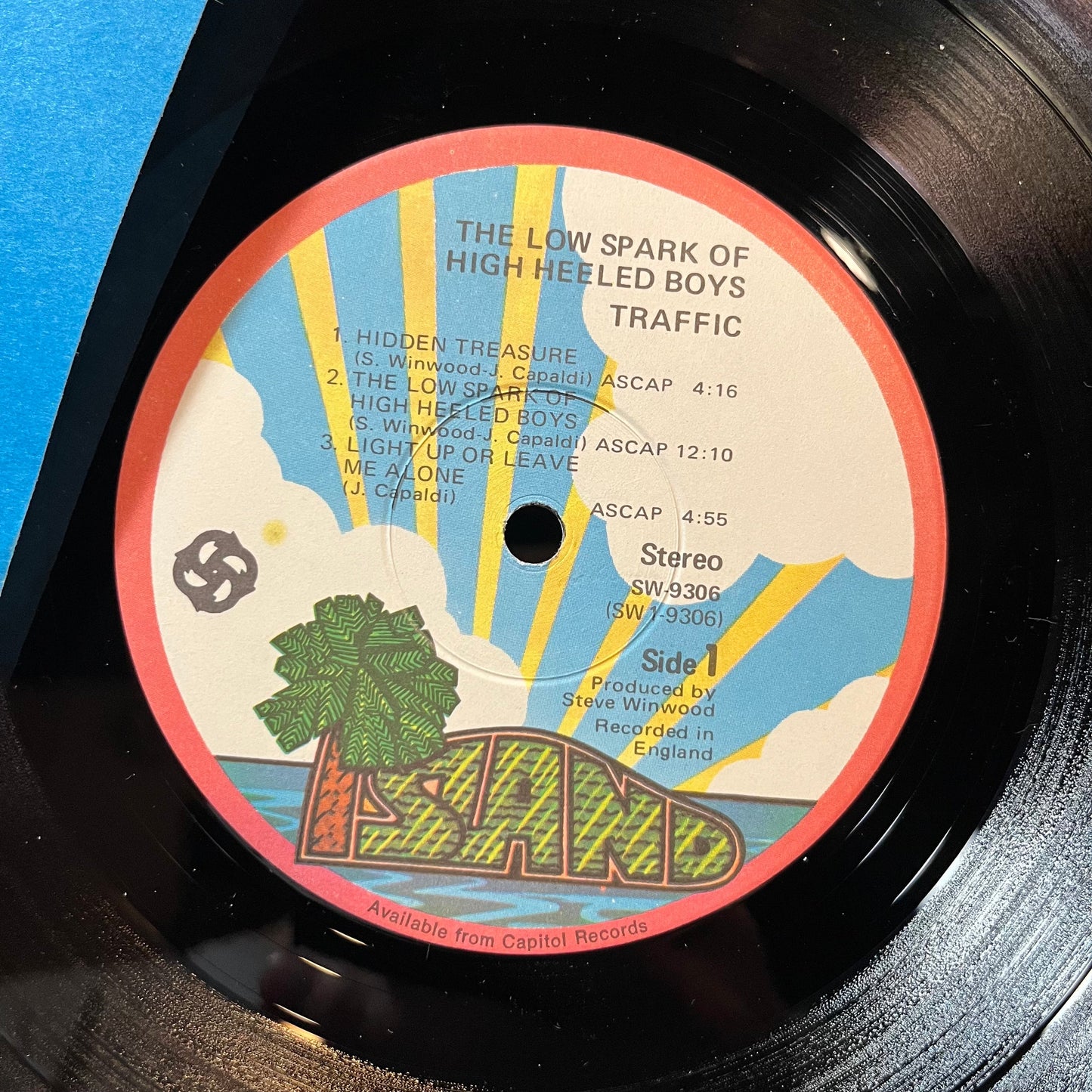 Traffic - The Low Spark Of High Heeled Boys (VINYL LP ISLAND SW-9306 1971) | Near Mint (NM or M-) Very Good (VG)--