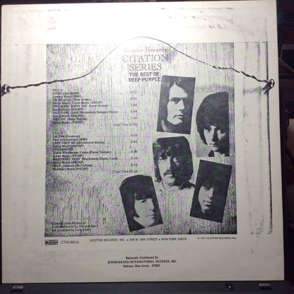 Deep Purple - The Best Of Deep Purple (VINYL) | Near Mint (NM) Near Mint (NM)--