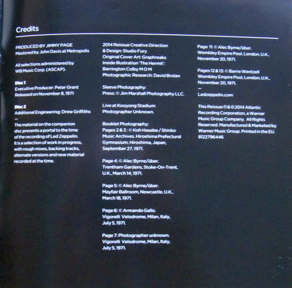 Led Zeppelin - Untitled (2xCD) | Near Mint (NM or M-)--