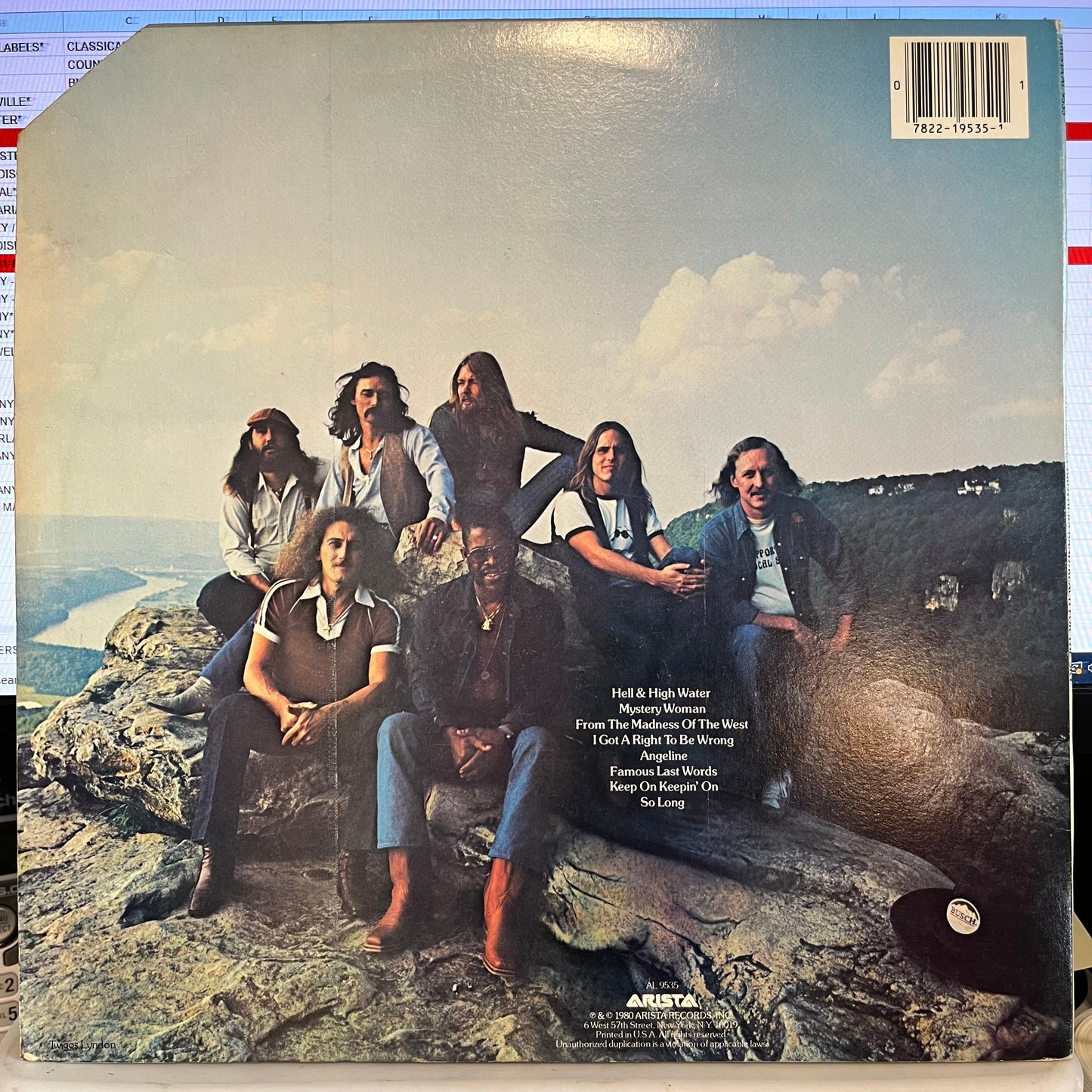 The Allman Brothers Band - Reach For The Sky *SANTA MARIA* | Near Mint (NM) Excellent (EX)-