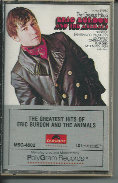 Eric Burdon & The Animals - The Greatest Hits Of Eric Burdon And The Animals *CASSETTE* | Near Mint (NM) Near Mint (NM)-
