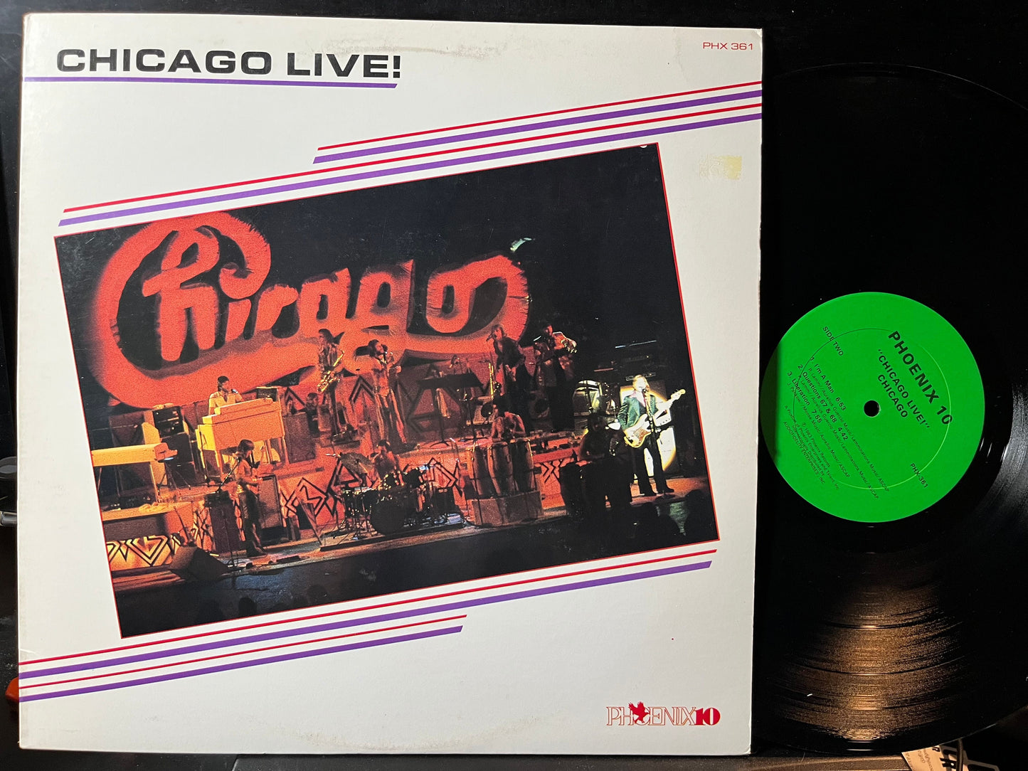 Chicago (2) - Chicago Live (VINYL) | Near Mint (NM) Excellent+ (EX+)-