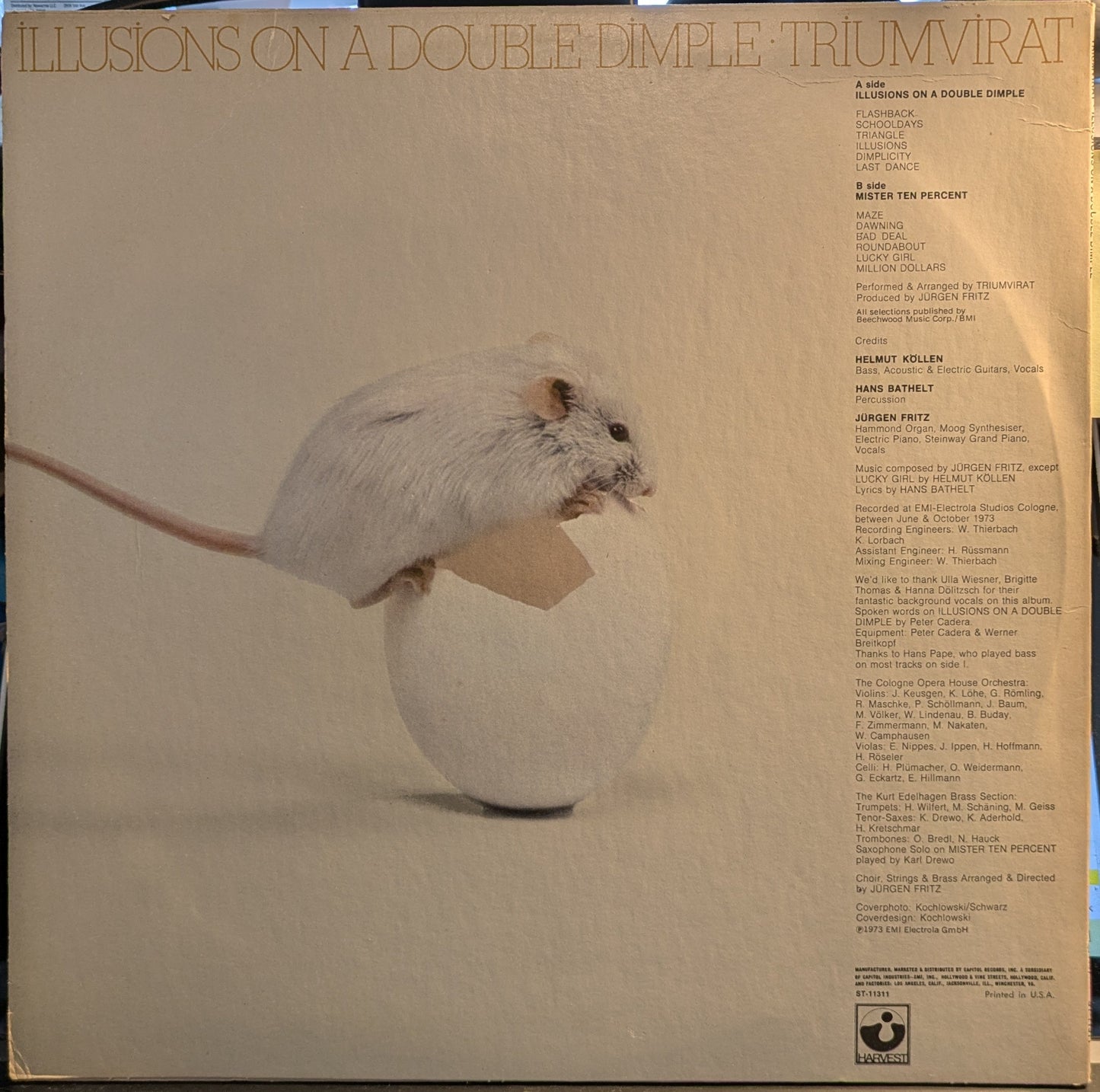 Triumvirat - Illusions On A Double Dimple (VINYL) | Near Mint (NM) Excellent+ (EX+)-