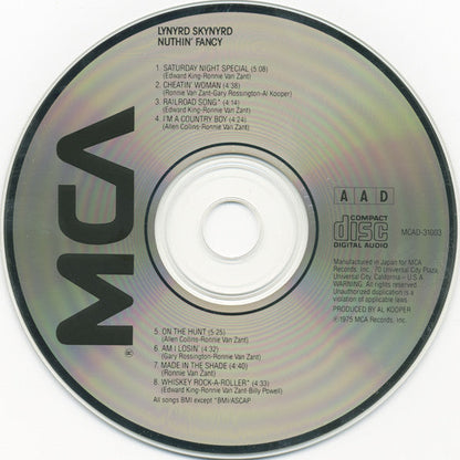 Lynyrd Skynyrd - Nuthin' Fancy (CD) | Near Mint (NM) Near Mint (NM)-