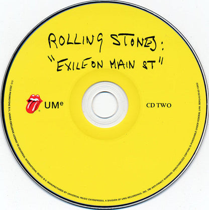 The Rolling Stones - Exile On Main St (2x CD UMe ‎– B0014130-02) | USED Near Mint (NM or M-) Near Mint (NM)--
