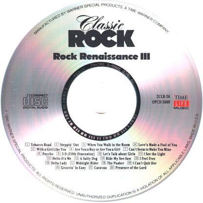 Various - Classic Rock - Rock Renaissance III *CD* | Near Mint (NM) Near Mint (NM)-
