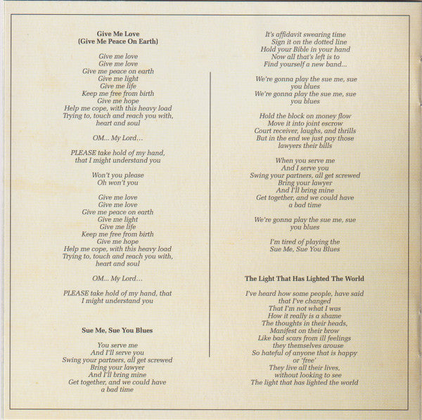 George Harrison - Living In The Material World (CD) | Near Mint (NM) Near Mint (NM)-