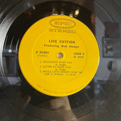 Catfish (6) - Live Catfish (VINYL) | Near Mint (NM) Very Good Plus (VG+)--