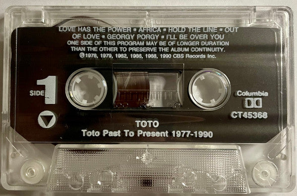 Toto - Past To Present 1977-1990 *CASSETTE* | Near Mint (NM) Near Mint (NM)-