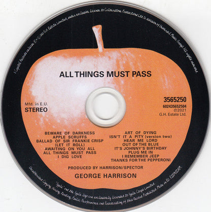 George Harrison - All Things Must Pass (50th Anniversary) (CD BOX SET) | Near Mint (NM) Near Mint (NM)--
