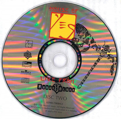 Yes - House Of Yes. Live From House Of Blues (2XCD) | Near Mint (NM) Near Mint (NM)-