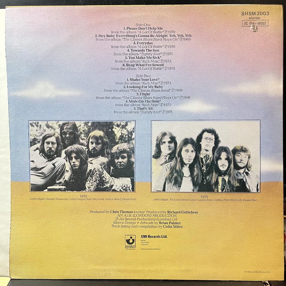 Climax Blues Band - 1969 / 1972 (VINYL) | Near Mint (NM) Near Mint (NM)--