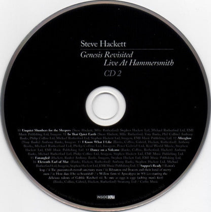 Steve Hackett - Genesis Revisited: Live At Hammersmith (3xCD / 2xDVD) | Near Mint (NM) Near Mint (NM)--