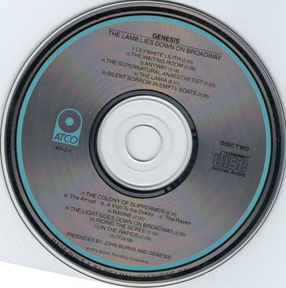 Genesis - The Lamb Lies Down On Broadway (2xCD) | Near Mint (NM) Near Mint (NM)-