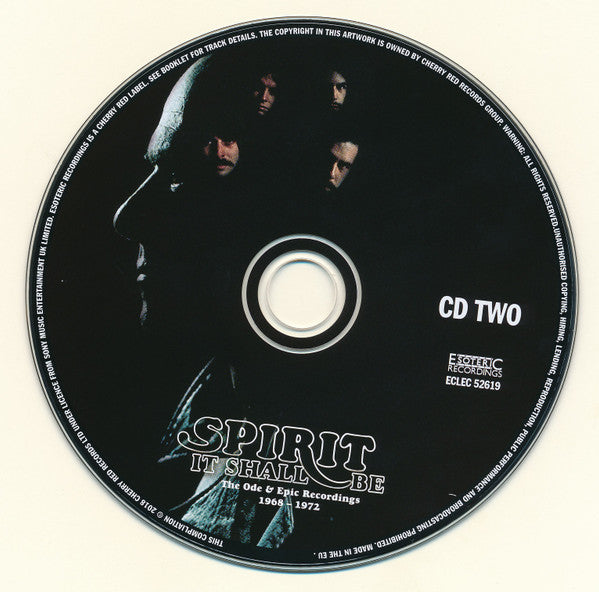 Spirit (8) - It Shall Be: The Ode & Epic Recordings 1968-1972 *5XCD BOX* | Excellent (EX) Near Mint (NM)--