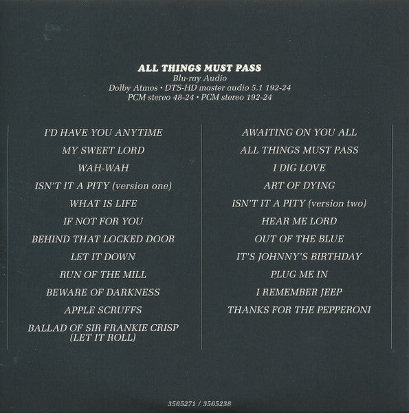 George Harrison - All Things Must Pass (50th Anniversary) (CD BOX SET) | Near Mint (NM) Near Mint (NM)--