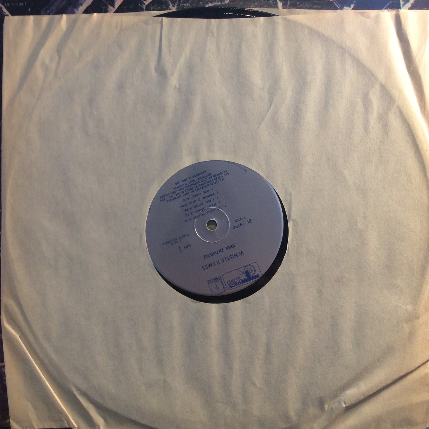 John Entwistle - Whistle Rymes (VINYL) | Near Mint (NM) Very Good Plus (VG+)-