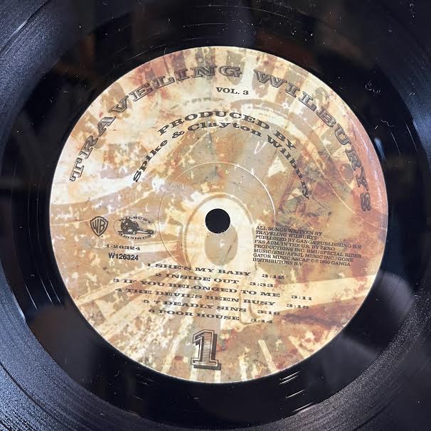 Traveling Wilburys - Vol. 3 (VINYL) | Near Mint (NM) Near Mint (NM)-