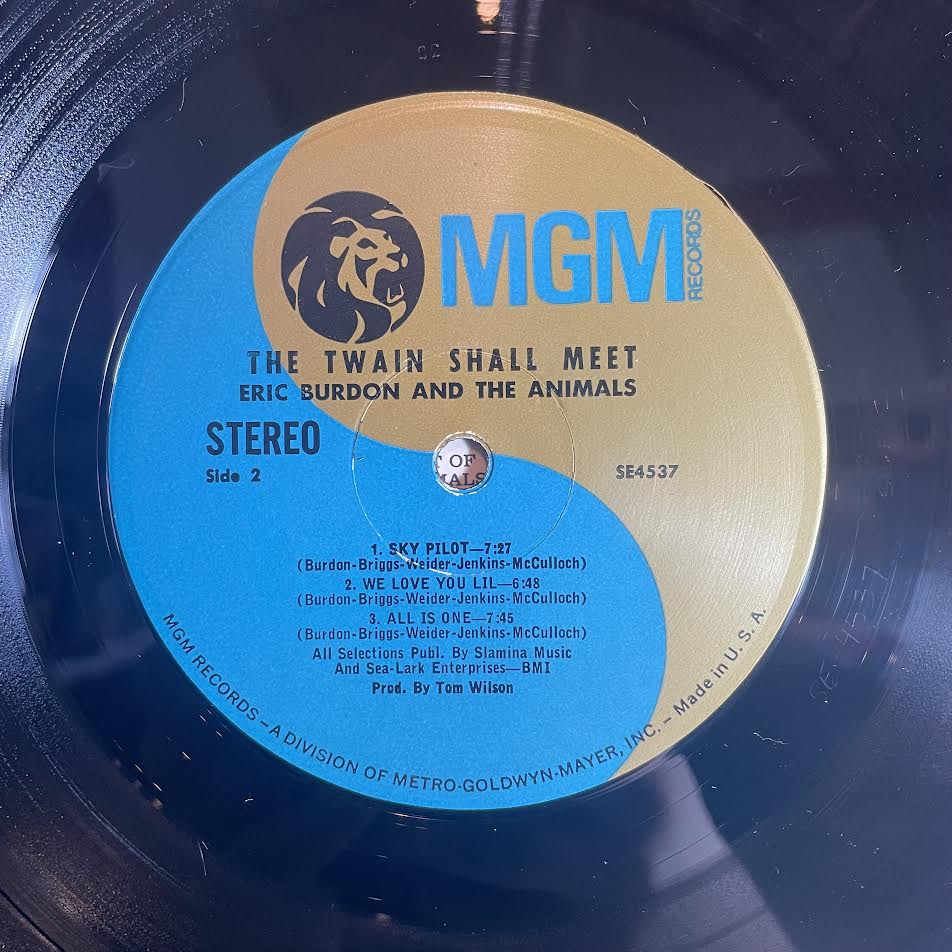 Eric Burdon & The Animals - The Twain Shall Meet (VINYL) | Near Mint (NM) Excellent (EX)--