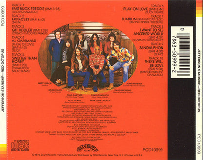 Jefferson Starship - Red Octopus (CD) | Near Mint (NM) Excellent (EX)-