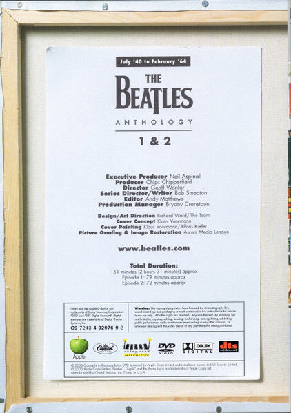 The Beatles - Anthology (5xDVD BOX) |-