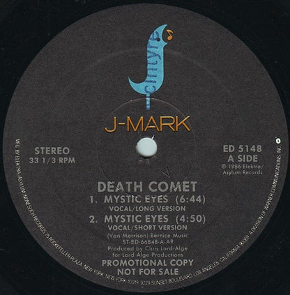 Death Comet Crew - Mystic Eyes / Death Comet Drive | Near Mint (NM) Excellent (EX)--
