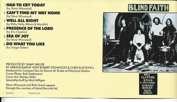 Blind Faith (2) - Blind Faith (CD) | Near Mint (NM) Near Mint (NM)-