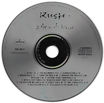 A Show Of Hands (CD) | Near Mint (NM) Near Mint (NM)--