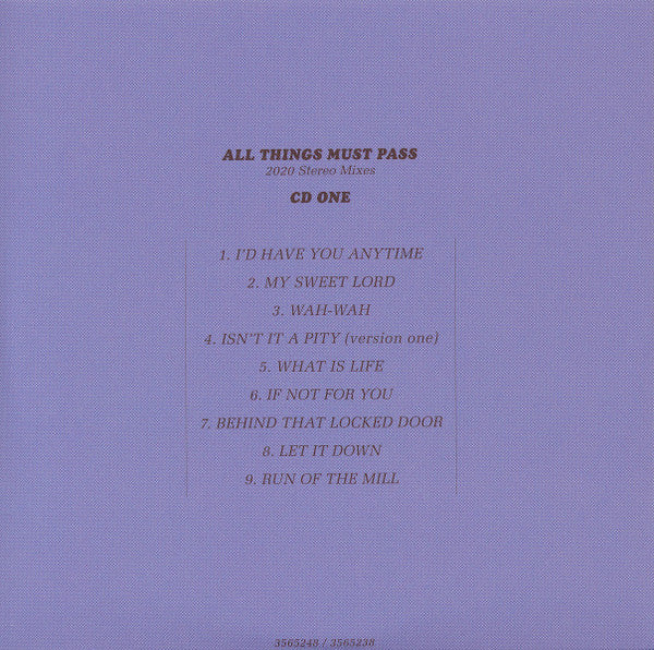 George Harrison - All Things Must Pass (50th Anniversary) (CD BOX SET) | Near Mint (NM) Near Mint (NM)--