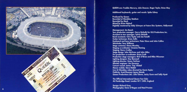 Queen - Live At Wembley '86 (2xCD) | Near Mint (NM) Excellent+ (EX+)--