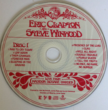 Eric Clapton - Live From Madison Square Garden (2xCD) | Near Mint (NM) Near Mint- (NM-)-