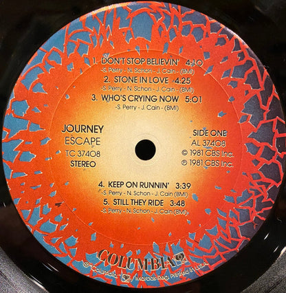 Journey - Escape | Near Mint (NM) Very Good (VG)-