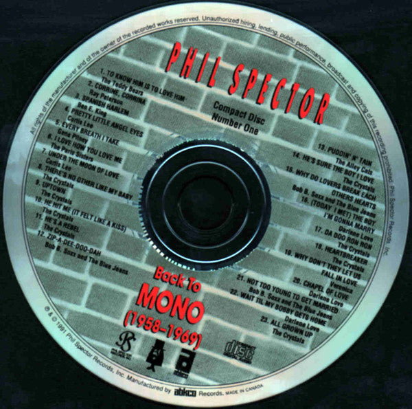 Back To Mono (1958-1969) (3xCD) | Near Mint (NM) Near Mint (NM)--