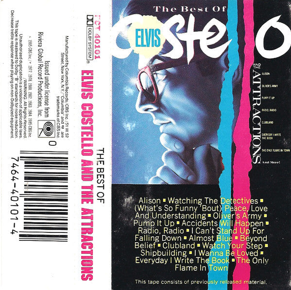 Elvis Costello & The Attractions - The Best Of Elvis Costello And The Attractions *CASSETTE* | Near Mint (NM) Near Mint (NM)-