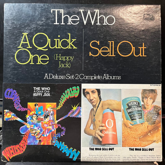 The Who - A Quick One (Happy Jack) / The Who Sell Out (VINYL 2xLP MCA MCA2-4067) | USED Near Mint (NM or M-) Very Good Plus (VG+)--