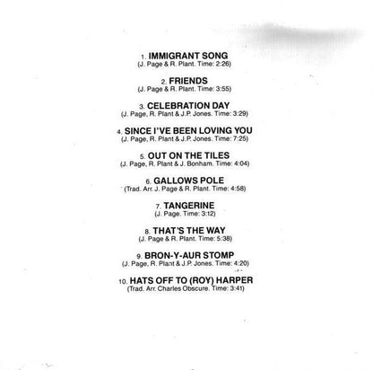 Led Zeppelin - Led Zeppelin III (CD) | Near Mint (NM or M-)--
