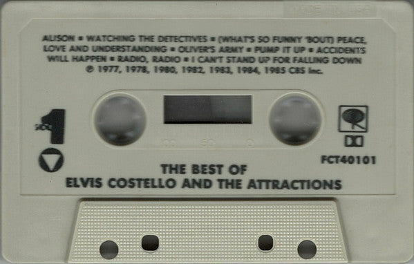 Elvis Costello & The Attractions - The Best Of Elvis Costello And The Attractions *CASSETTE* | Near Mint (NM) Near Mint (NM)-