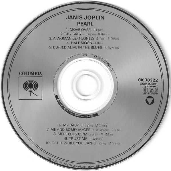 Pearl (CD) | Near Mint (NM) Near Mint (NM)--