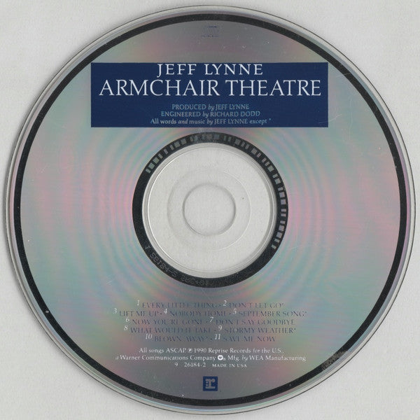 Jeff Lynne - Armchair Theatre (CD) | Near Mint (NM or M-)--