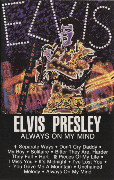 Elvis Presley - Always On My Mind (CASSETTE) | Near Mint (NM) Near Mint (NM)-