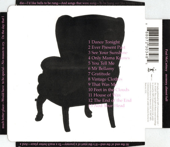 Paul McCartney - Memory Almost Full *CD* | Near Mint (NM) Near Mint (NM)--