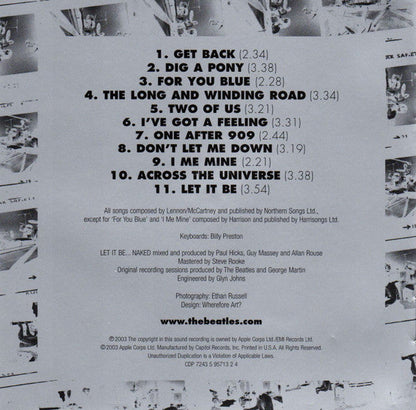 The Beatles - Let It Be... Naked (2xCD) | Near Mint (NM) Near Mint (NM)-