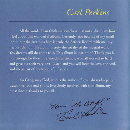 Carl Perkins - Go Cat Go (CD) | Near Mint (NM) Near Mint (NM)-