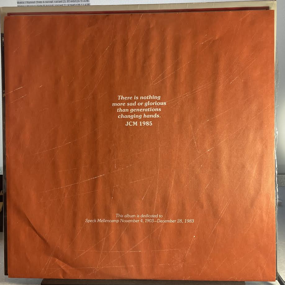John Cougar Mellencamp - Scarecrow (VINYL) | Near Mint (NM) Near Mint (NM)--