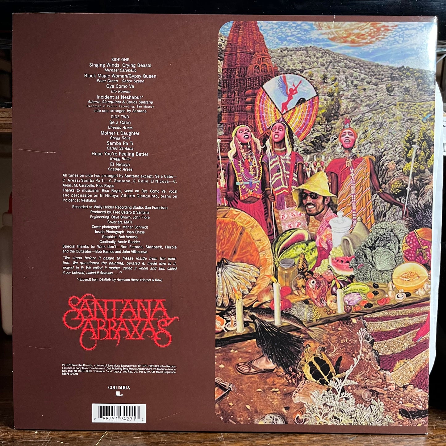 Santana - Abraxas (VINYL) | Near Mint (NM) Near Mint (NM)-